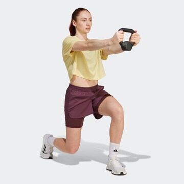 Maglia funzionale 'TE MIN' di ADIDAS PERFORMANCE in giallo