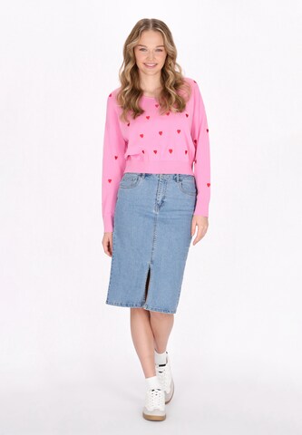MYMO Trui 'Comfy' in Roze