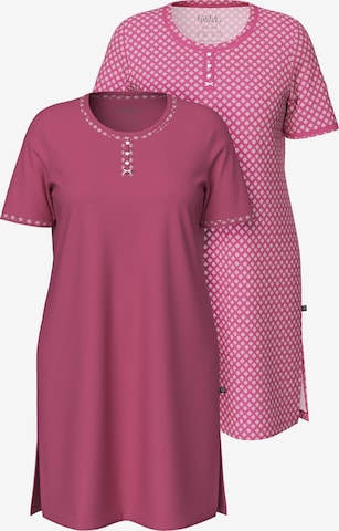Ulla Popken Nachthemd in Pink: Vorderseite