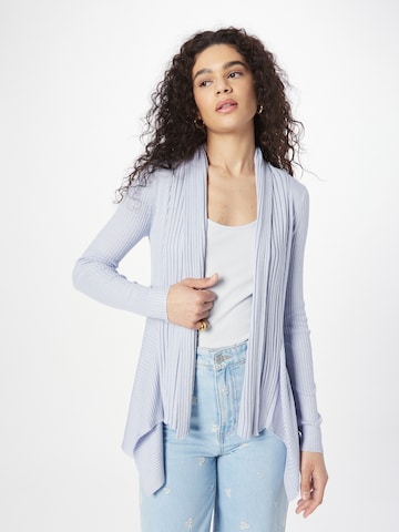 ESPRIT Knit Cardigan in Blue: front