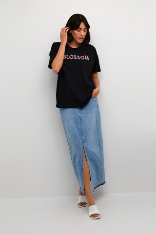 Kaffe T-shirt 'Afie' in Schwarz: Vorderseite