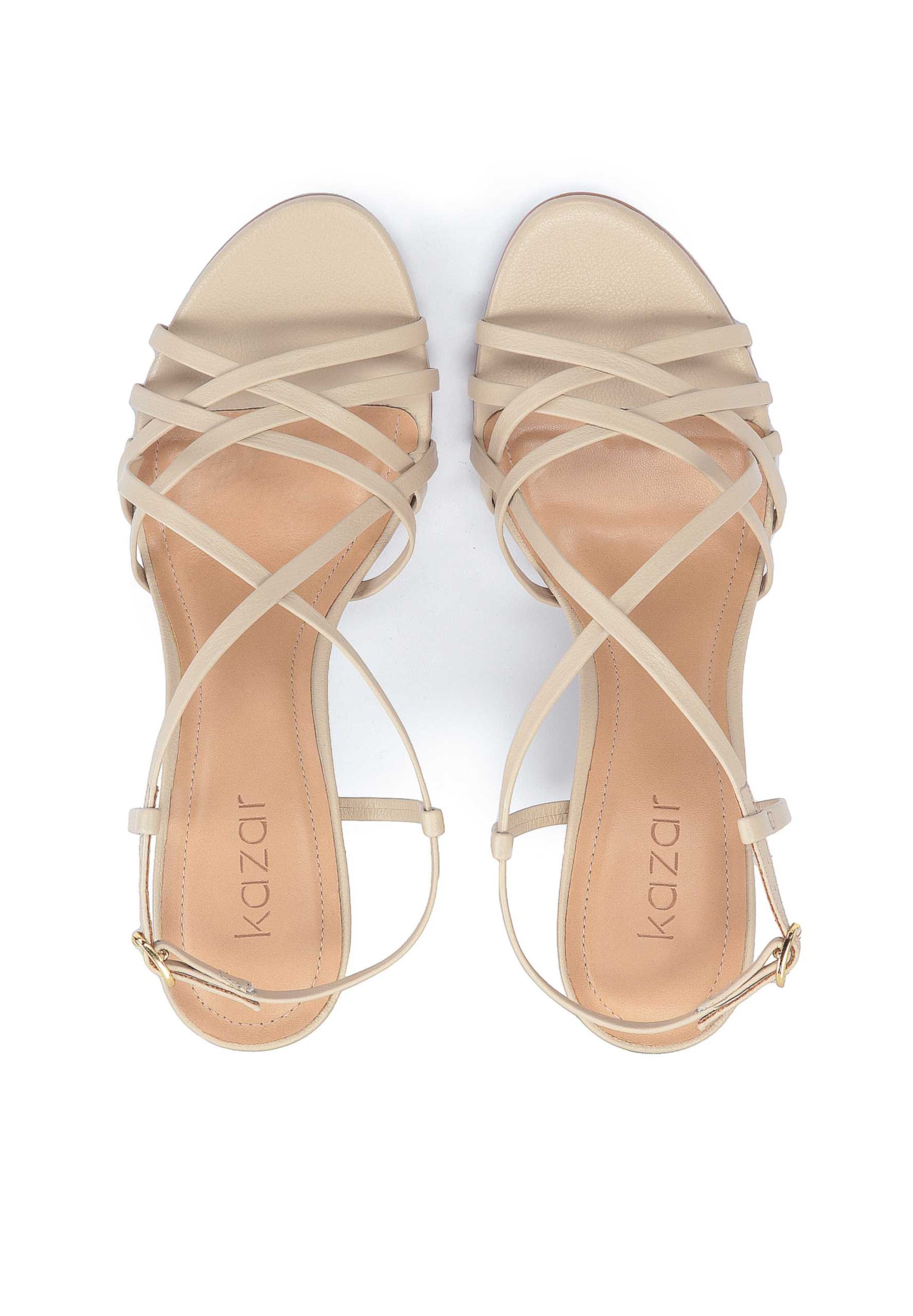 Kazar Босоножки с ремешком в Бежевый