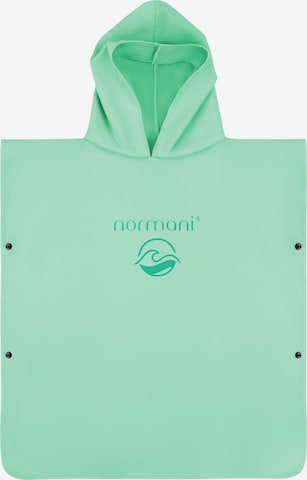 normani Badeponcho 'Rincon' in Grün: Vorderseite