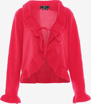 Cardigan faina en rose : devant