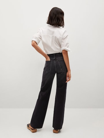 MANGO Wide Leg Jeans 'Nora' i sort