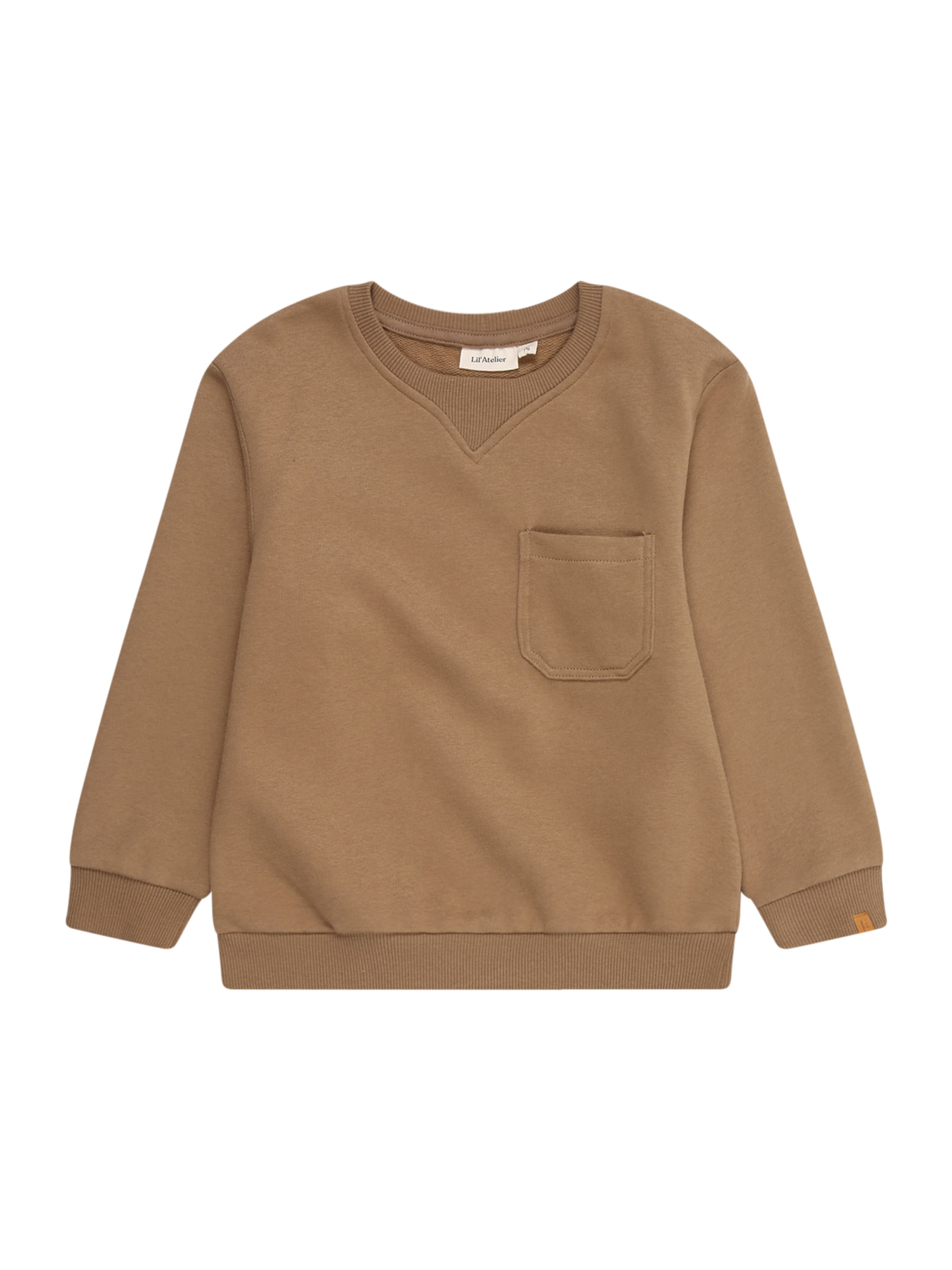 Lil'Atelier Μπλούζα φούτερ 'NMMILONDON RIM' σε καφέ: μπροστά