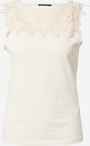 Top di Sisley in beige: frontale