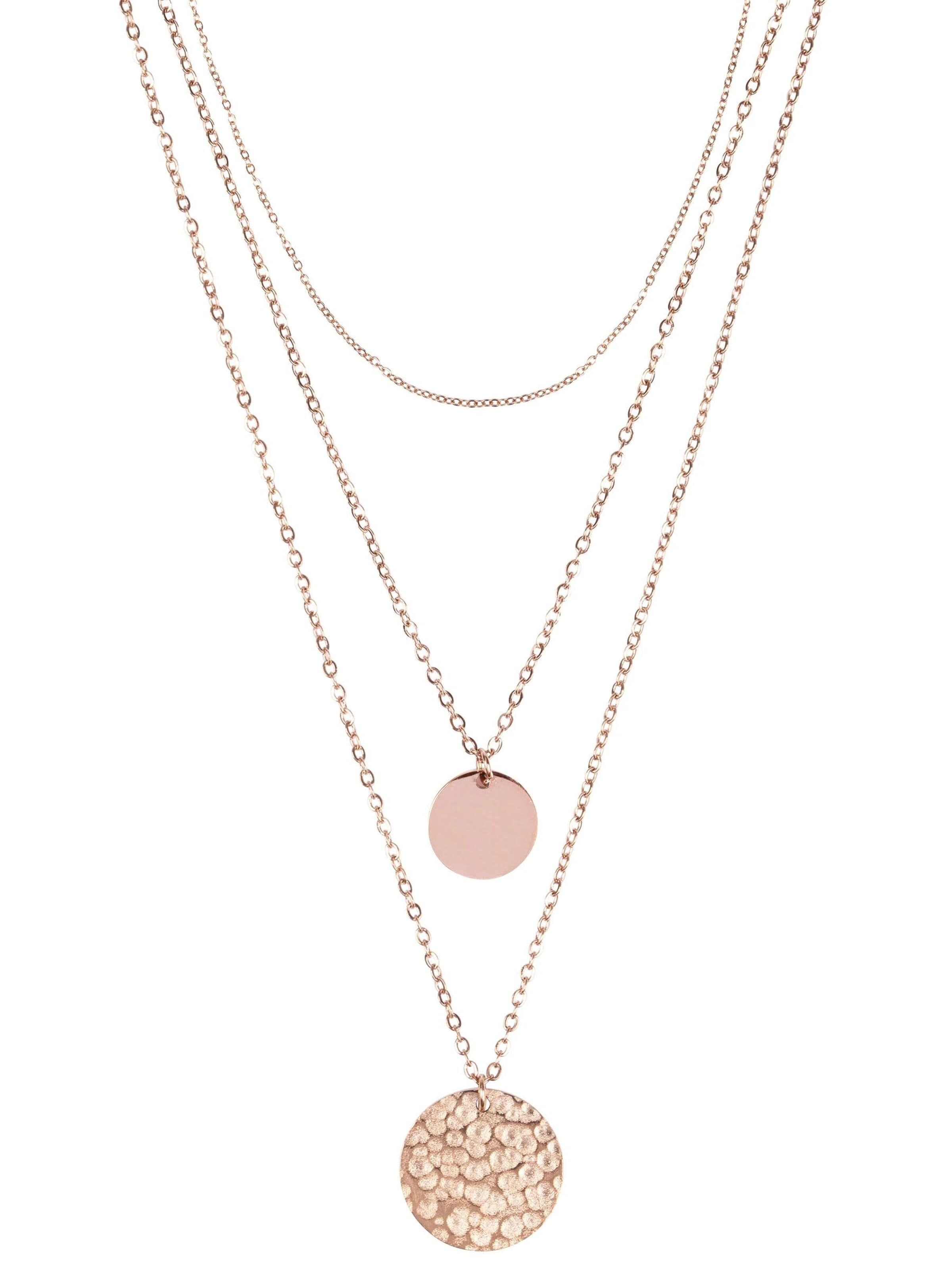 Chaîne 'Necklace Hammered' Chic by Lirette en or : devant