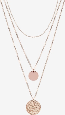 Chaîne 'Necklace Hammered' Chic by Lirette en or : devant