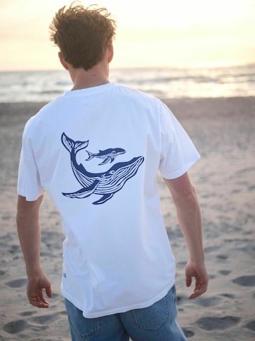 Coupe regular Chemise ' Frank ' Klitmøller en blanc