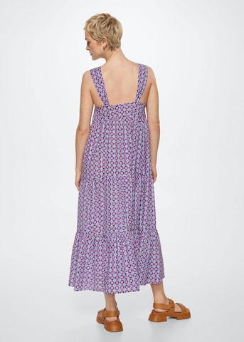 MANGO Letní šaty 'Jaipur' – fialová