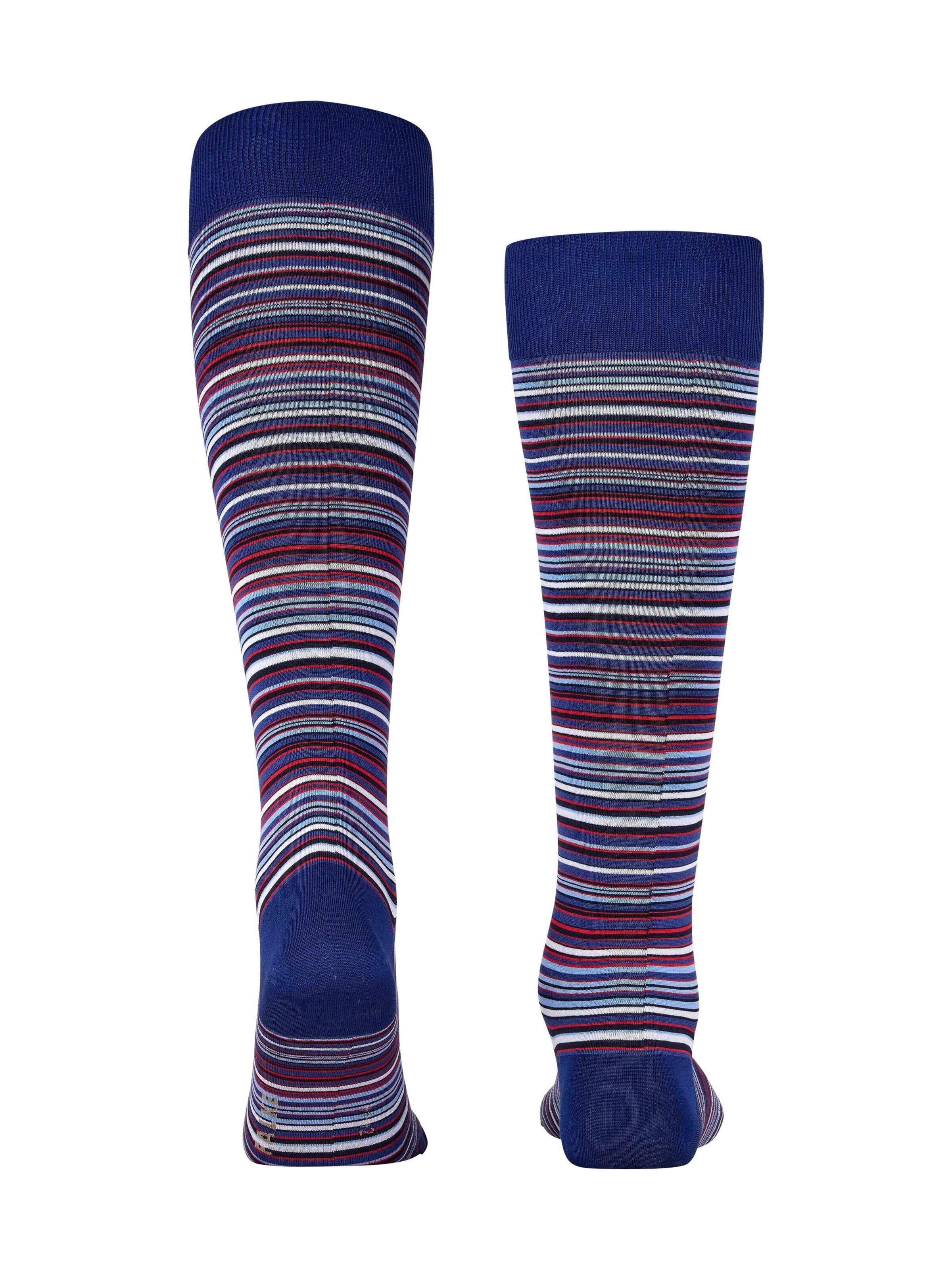 FALKE Knee High Socks 'Microblock' in Blue