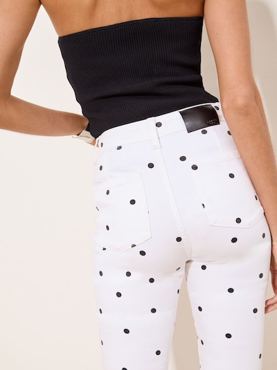 Lipsy Jeans in 25/Regular in Black / White, Item view