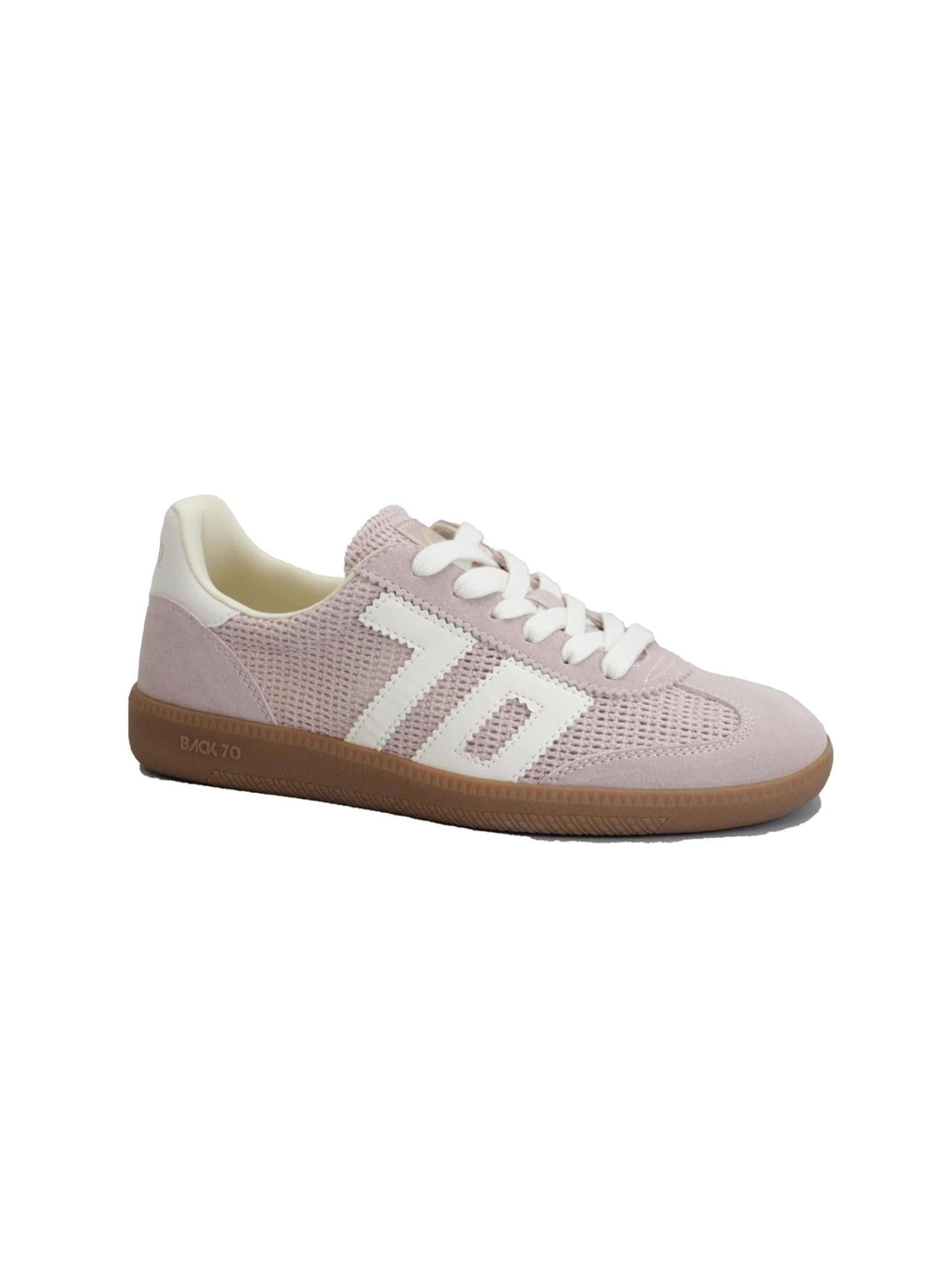 Sneaker bassa di Back70 in rosa: frontale