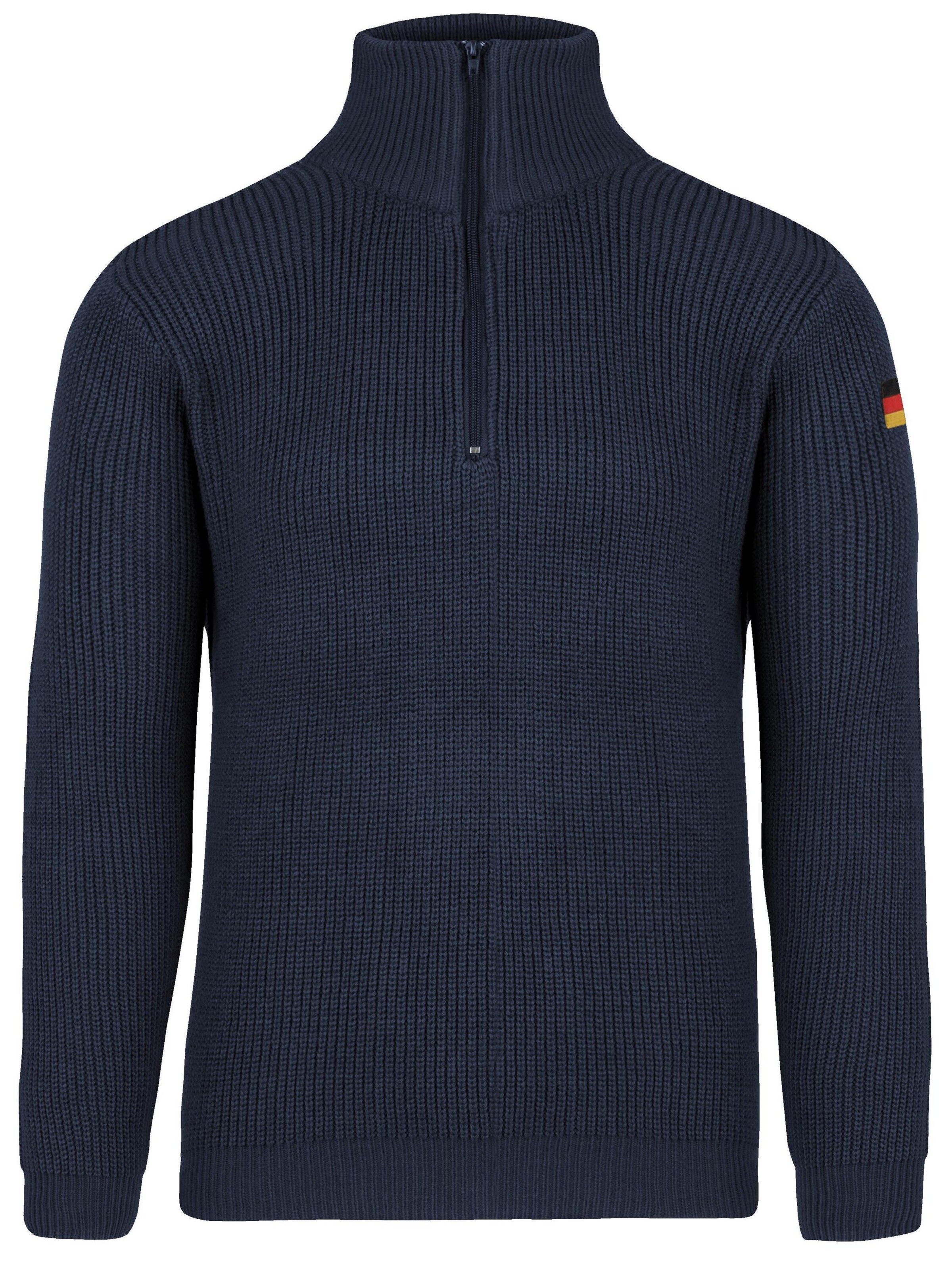 normani Trui ' Tintrup ' in Blauw: voorkant