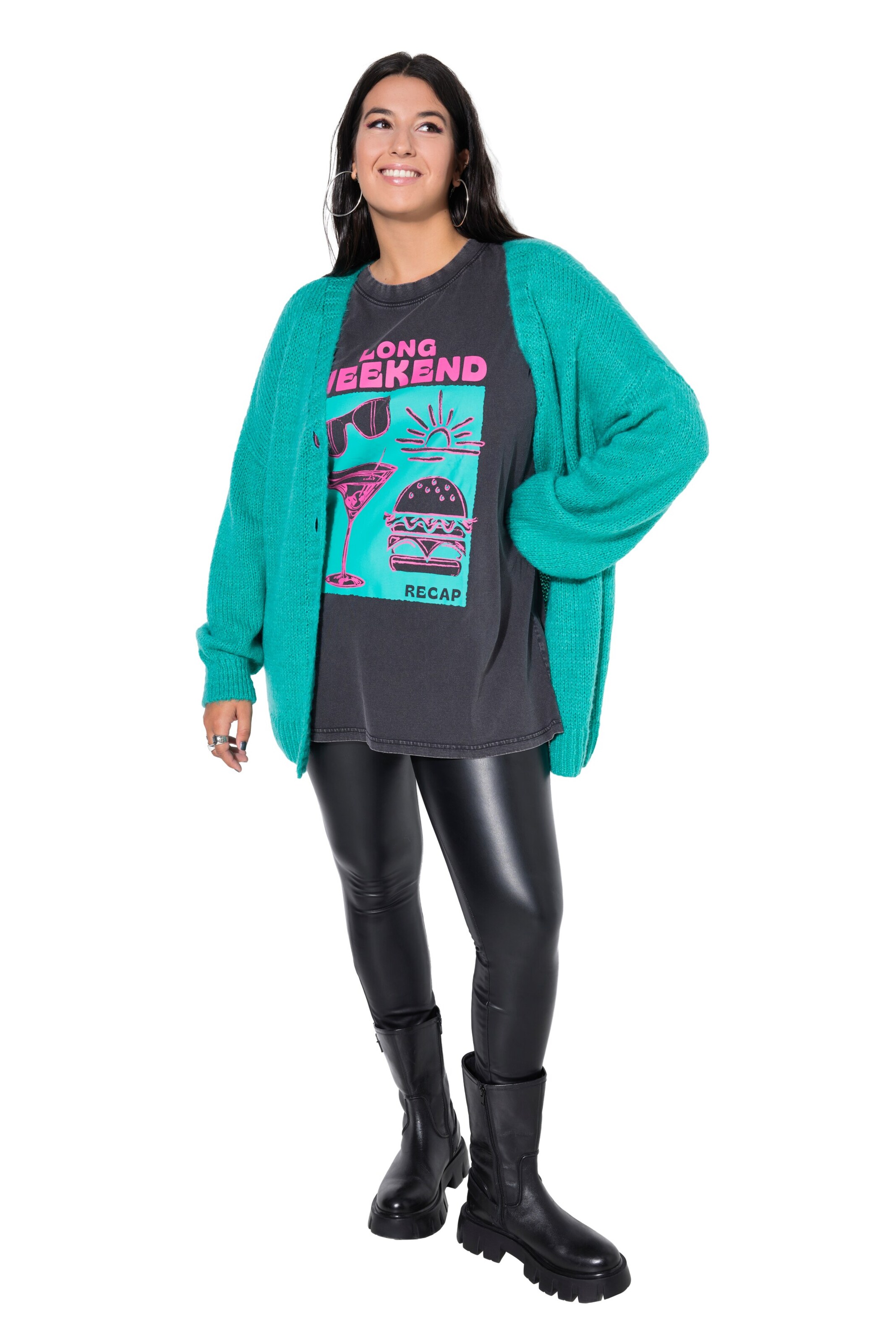 Studio Untold Strickjacke in Grün