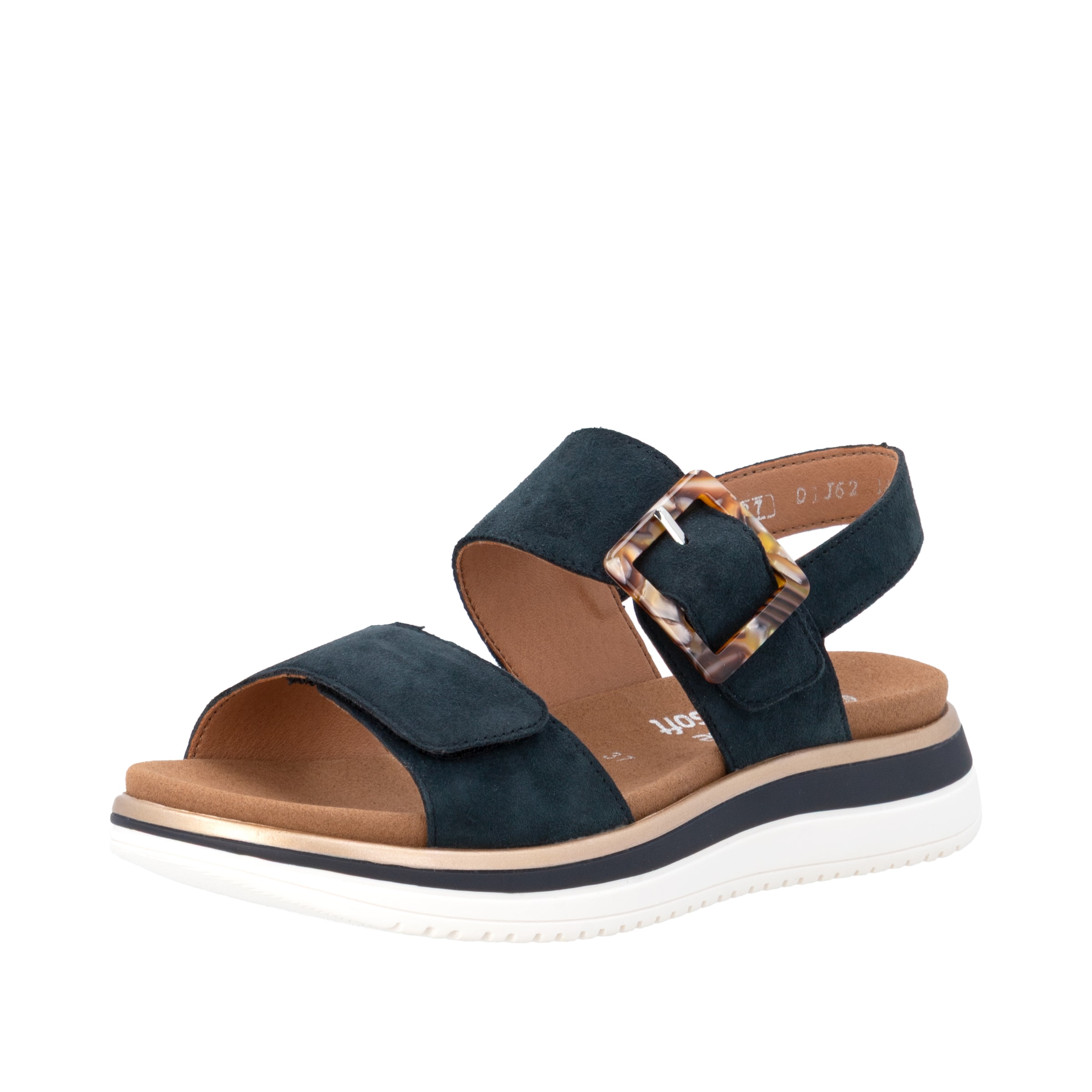 REMONTE Strap Sandals in Blue: front