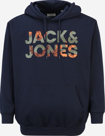 Jack & Jones Plus Sweatshirt in Blau: front