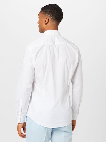 ESPRIT Slim fit Button Up Shirt in White