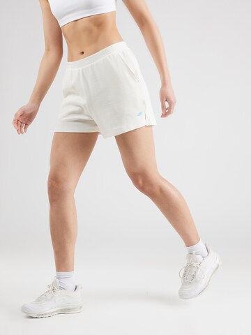 Largi Pantaloni sport de la 4F pe alb: față