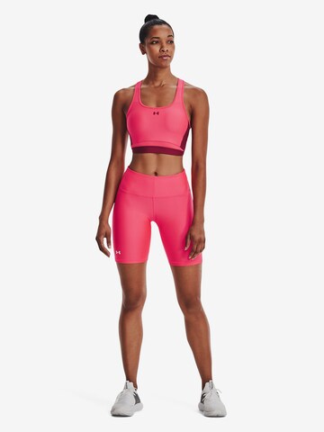 UNDER ARMOUR Skinny Sports trousers in Pink