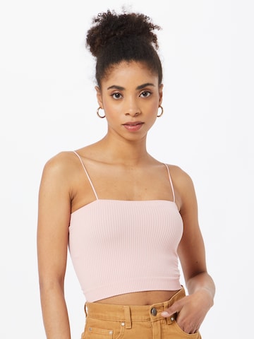 BDG Urban Outfitters Top 'Bungee' in Pink: front
