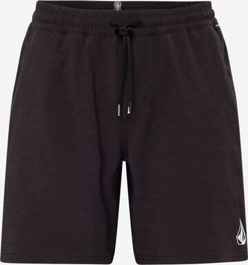 Volcom Regular Pants 'UNDERSTONED' in Black: front