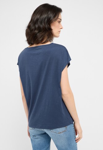 MUSTANG T-Shirt 'Lesley' in Blau