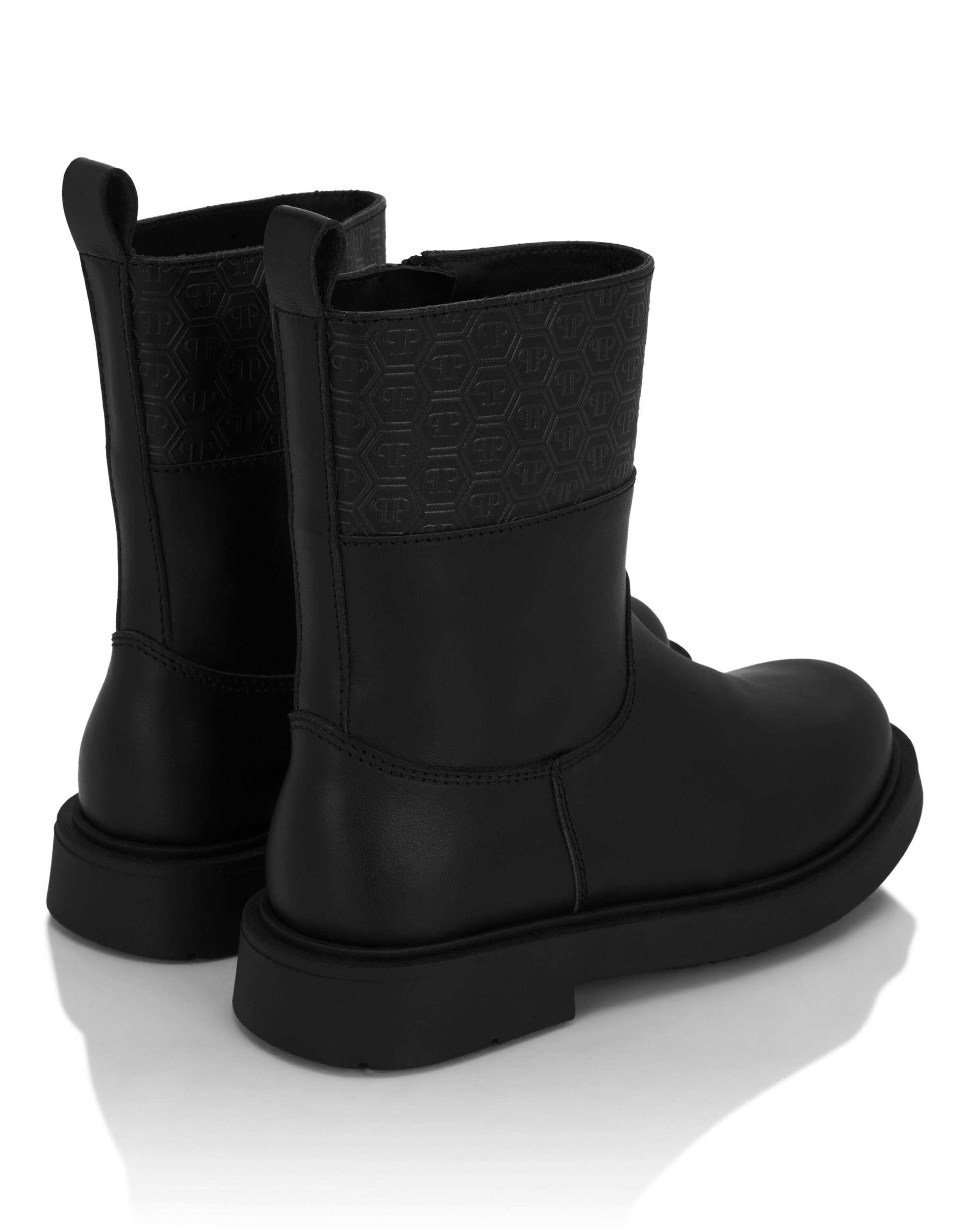 Bottes Philipp Plein en noir
