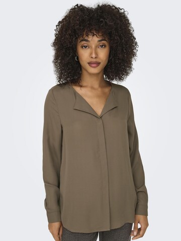 ONLY Bluse i brun: forside