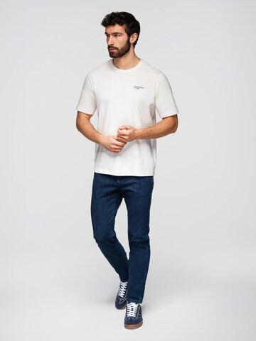 T-Shirt 'OM-TSPT-0258' Ombre en blanc