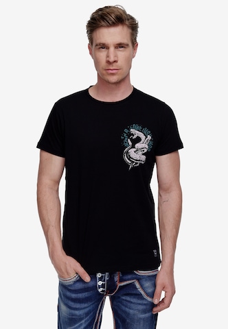 Rusty Neal Shirt in Black: front