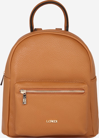 L.CREDI Backpack 'Budapest' in Brown: front