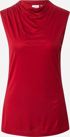 s.Oliver BLACK LABEL Haut en rouge, Vue avec produit