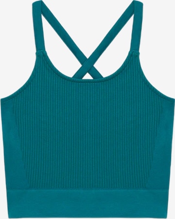 No Matter What Top in Blue: front