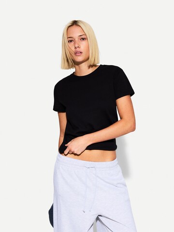 Bershka Paita värissä musta: etupuoli