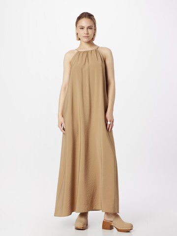 WEEKDAY Kleid 'Aki' in Beige: predná strana