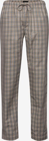Hanro Pajama pants 'Night & Day' in Beige: front