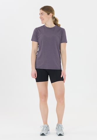 ENDURANCE Functioneel shirt 'WANGE MELANGE' in Lila