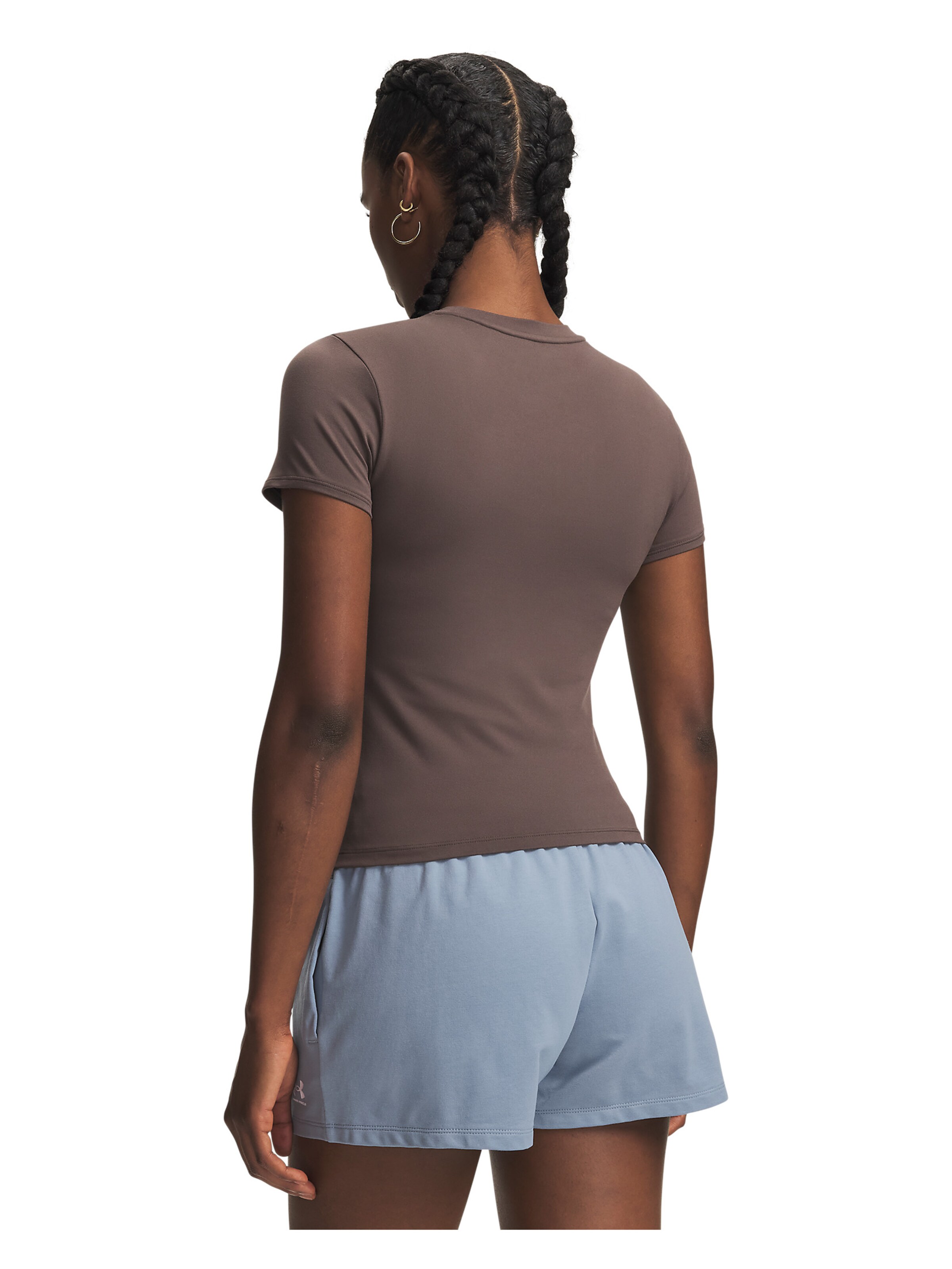 UNDER ARMOUR Functioneel shirt 'Motion' in Bruin