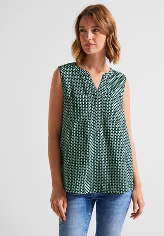 STREET ONE Blouse in Green: front