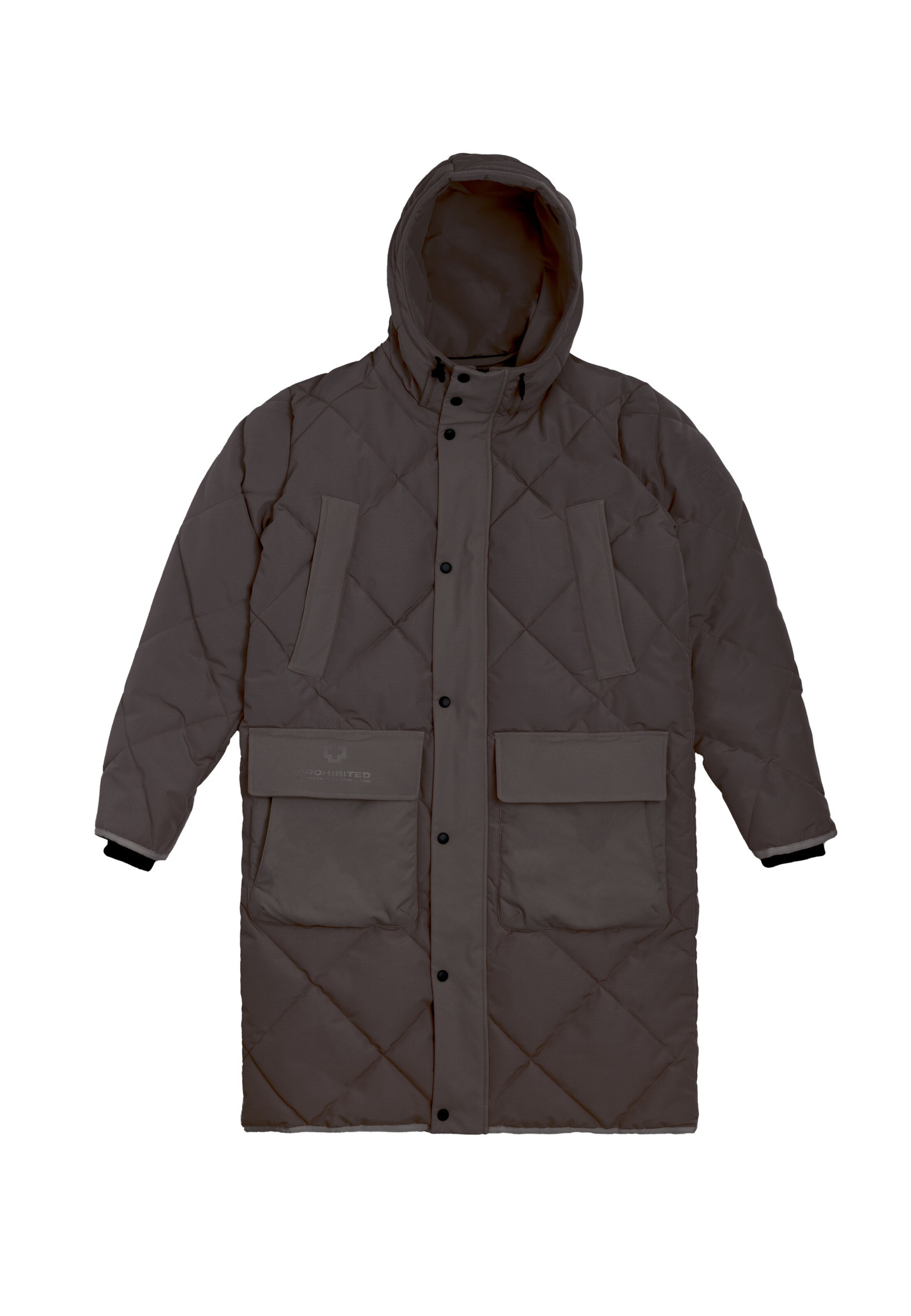 Parka invernale 'The Swiss Yuppie' in 46 Prohibited di colore nero, Visualizzazione prodotti