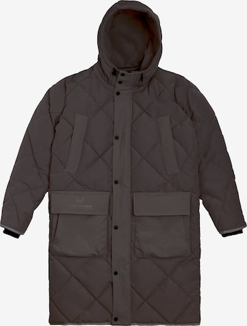 Parka invernale 'The Swiss Yuppie' di Prohibited in nero: frontale