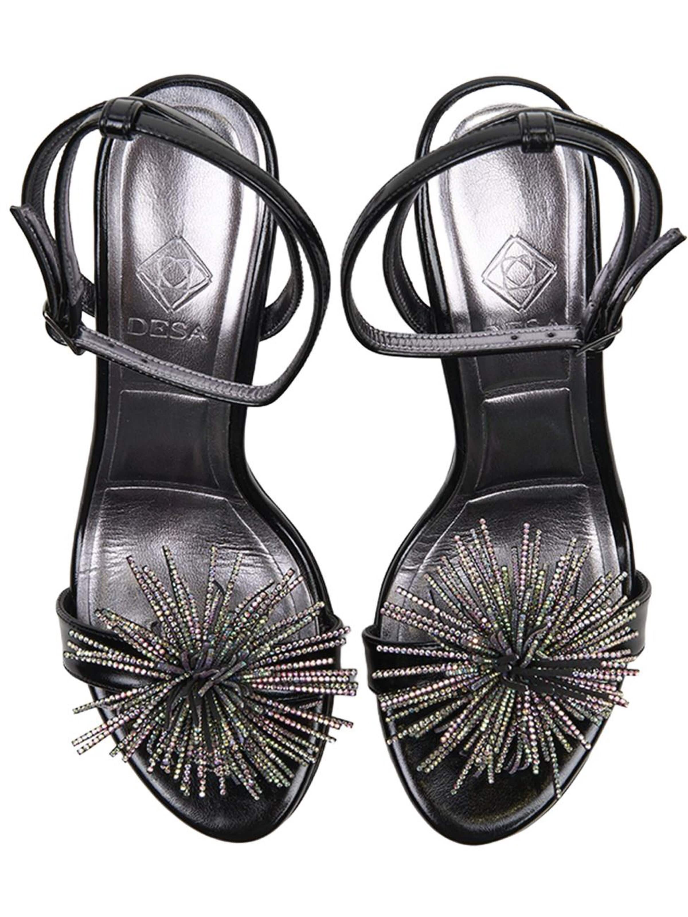 Desa - Sandalias con hebilla 'Klassische Absätze' en negro
