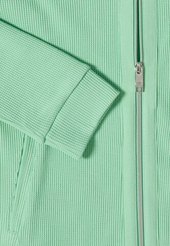 CECIL Zip-Up Hoodie in Green