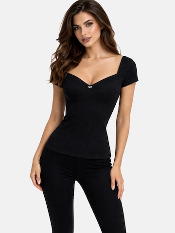 REGINA FASHION Shirt in Black