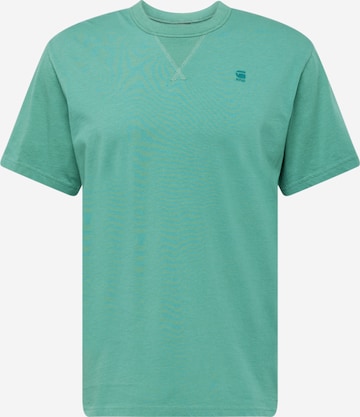 G-Star RAW T-shirt 'Nifous' i grön: framsida