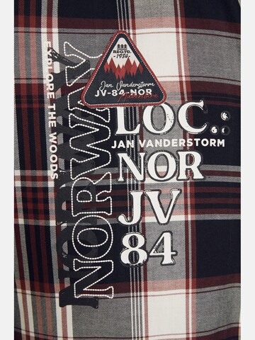 Jan Vanderstorm Comfort fit Overhemd 'Keke' in Blauw