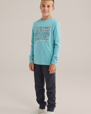 WE Fashion Nachtkledij in Blauw
