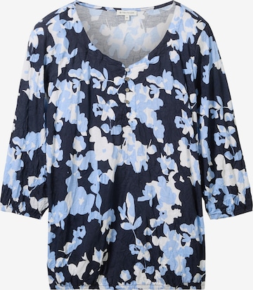 Tom Tailor Women + Blouse in Blue: front